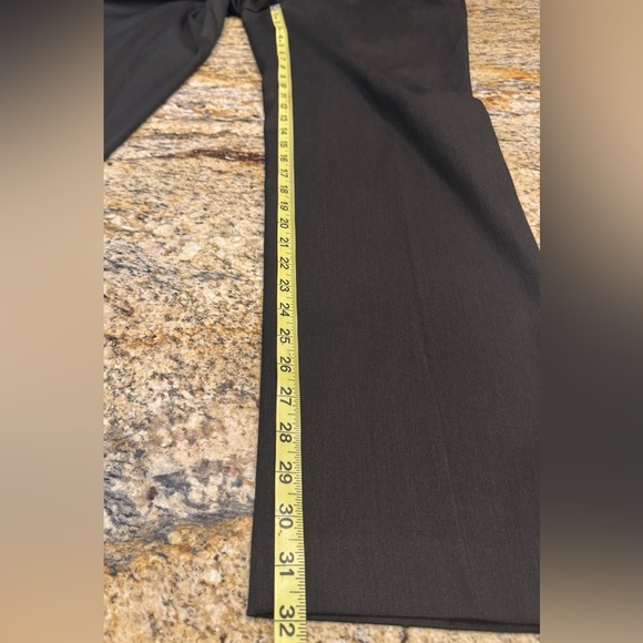 Ralph Lauren Men’s Black Dress Pants Flat Front Size 36x32 - Picture 4 of 6